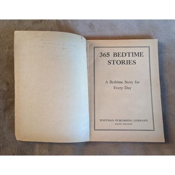Vintage 1931 365 Bedtime Stories: A Bedtime Story For Every Day Childrens - Picture 14 of 15
